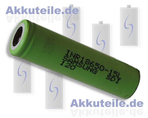 Ersatzakku für Bosch IXO - Samsung INR18650-15L(1500mAh) + Lötfahne U Lithium Ionen