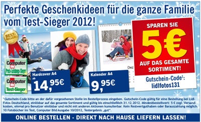 5€ Lidl Fotos Gutschein ohne MBW