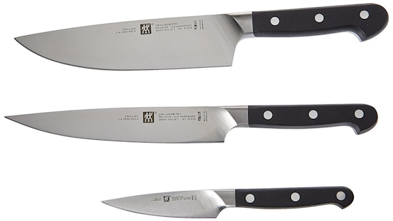 Zwilling Professional für 90€ - 3-teiliges Messerset aus Spezialstahl