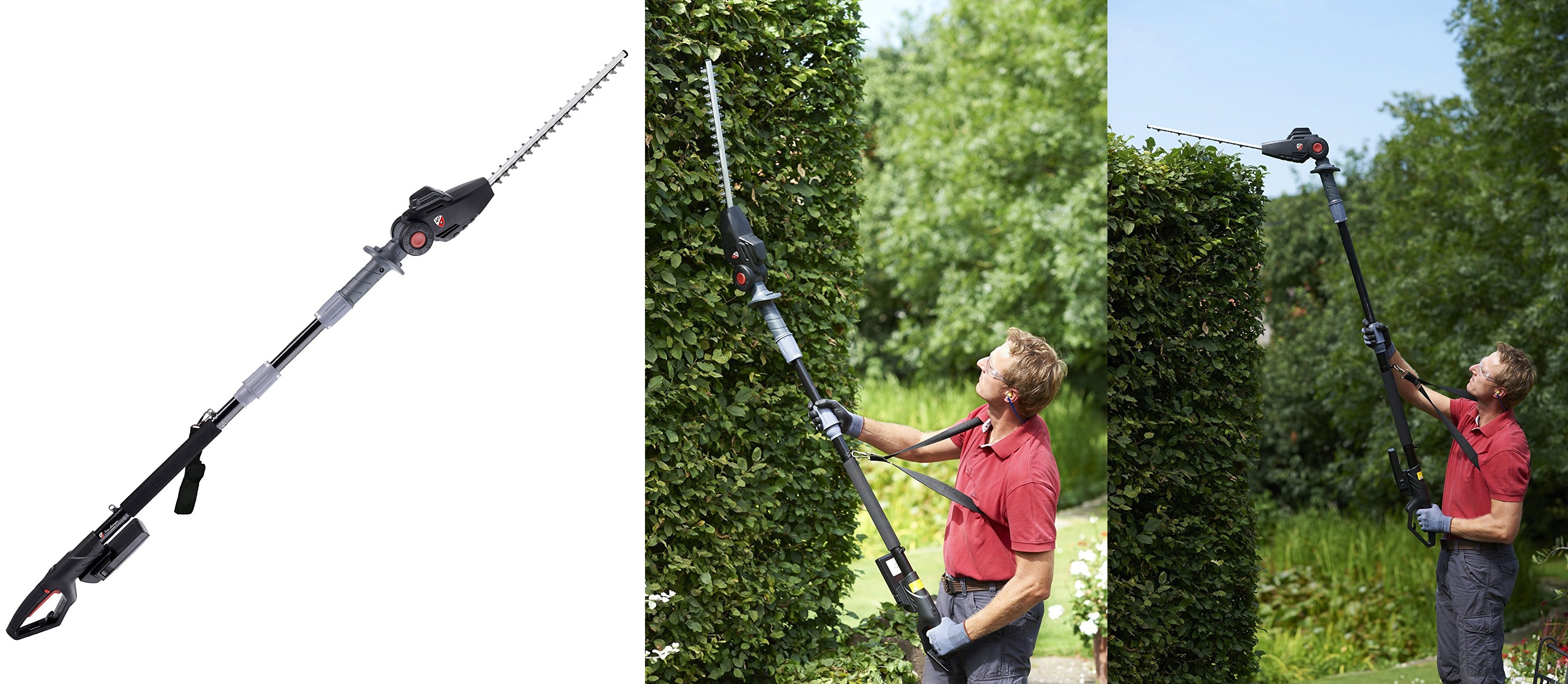 Ikra Tonino Lamborghini ATHS 6040 Li für 90€ - Akku-Teleskopheckenschere mit bis zu 60 Minuten Laufzeit