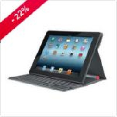 LOGITECH Solar Keyboard Folio für iPad 2/3 für 100€ statt 129€ (22% Rabatt)