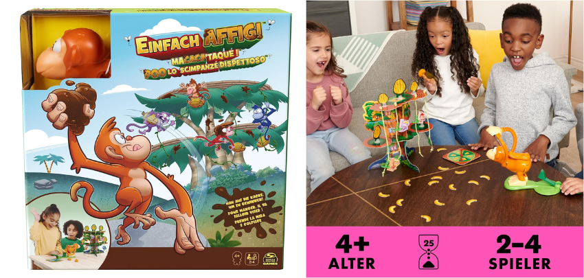 "Einfach affig" Geschicklichkeitsspiel für 7€ - mit 3D-Baum, für die ganze Familie