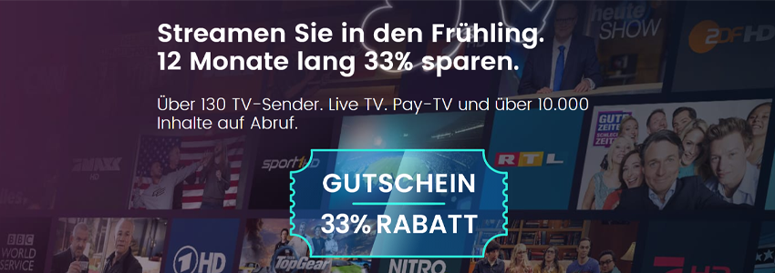 12 Monate Waipu.tv Perfect für 80€ 📺 » monatlich kündbarer Fernseh-Streamingdienst, für Neukunden