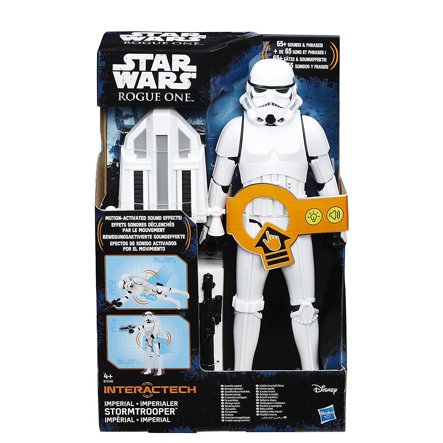 Hasbro Star Wars B7098100 Interaktiver Imperialer 12 Zoll Stormtrooper, Actionfigur für 16 EUR