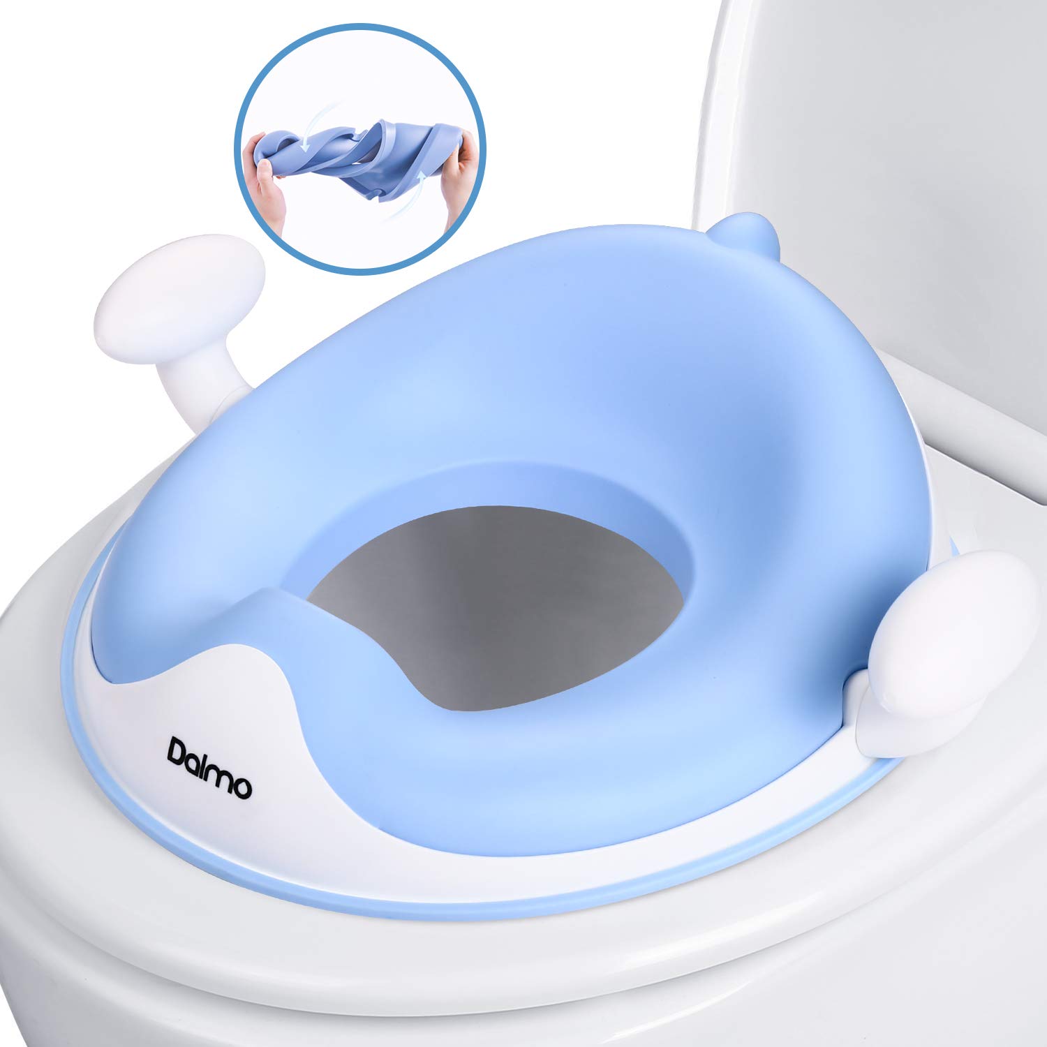 Toilettensitz für Kinder, mit Spritzschutz, sichere rutschfeste, Abgerundeter Griff