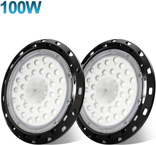 Hengda LED UFO Industrielampe 2X 100W,6000-6500K