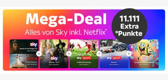 Hier absahnen! 📺 "Alles von Sky"-Paket (inkl. Netflix & Paramount+) für 50€/Monat