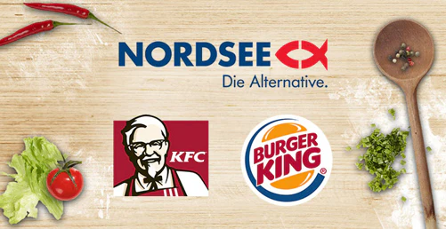 Aktuell laufende Fastfood-Coupons: Burger King - KFC - Nordsee (Lecker Fleisch, lecker Geflügel, lecker Fisch)
