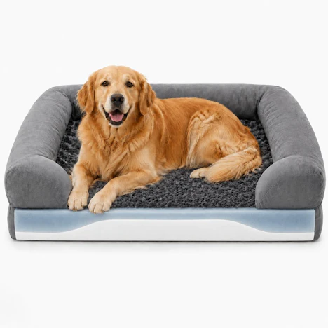 Orthopädisches Hundebett für große Hunde 103×68×18cm