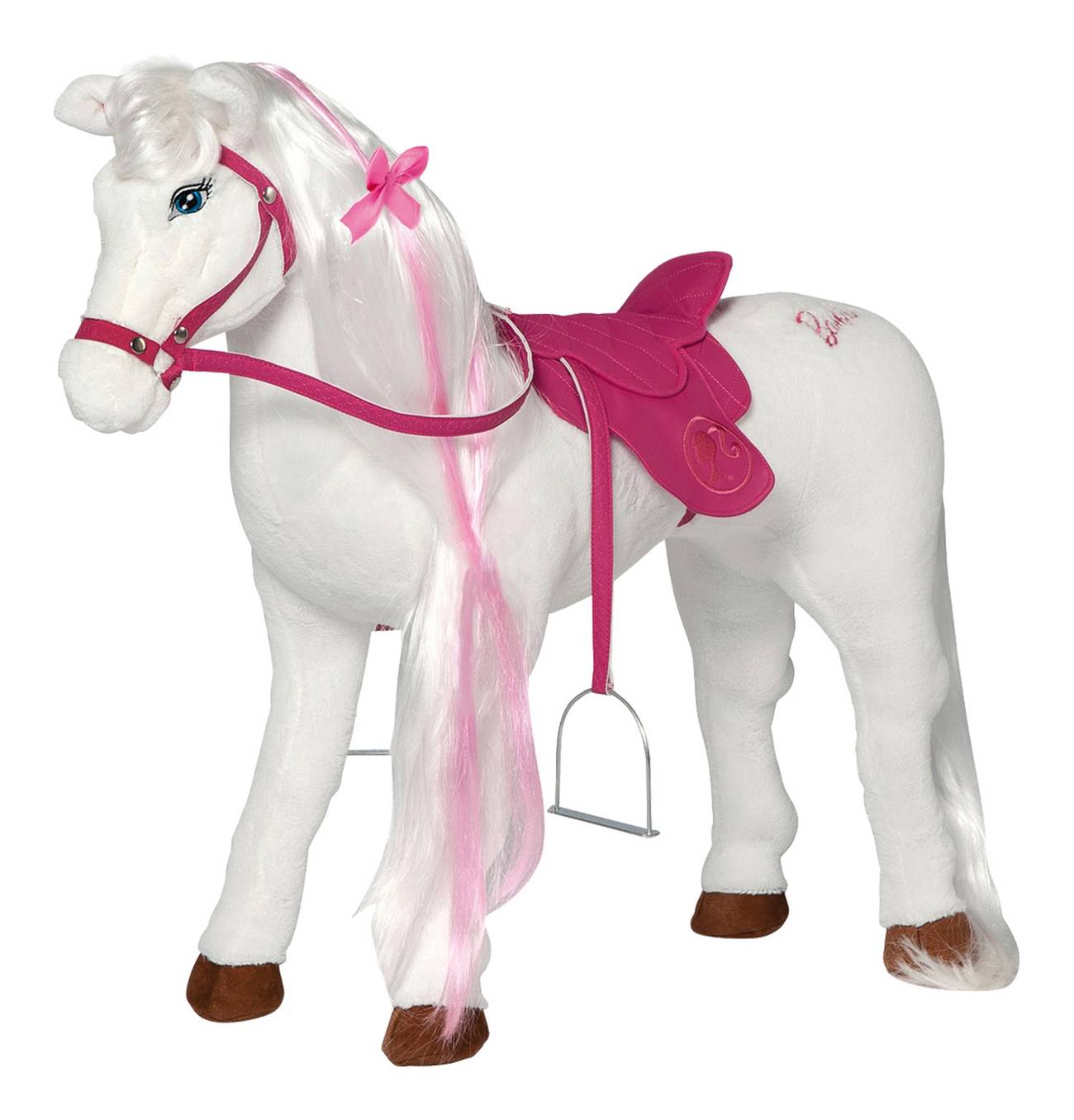 Happy People Barbie Plüschpferd Majesty mit Sound 78 cm