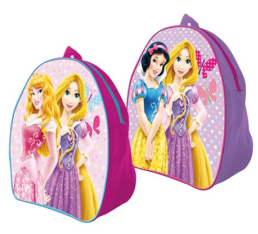 Disney Rucksack Kindergarten Tasche Princess in 2 Varianten 28 cm (Lila)