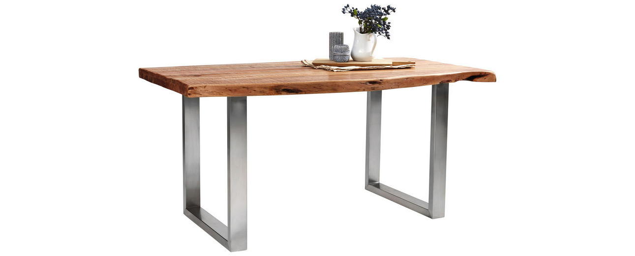 Esstisch Akazie ab 186€ – massiver, rechteckiger Echtholz-Esstisch
