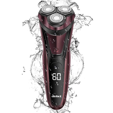 ELEHOT Elektrischer Nass & Trockenrasierer-IPX7 Wasserdicht