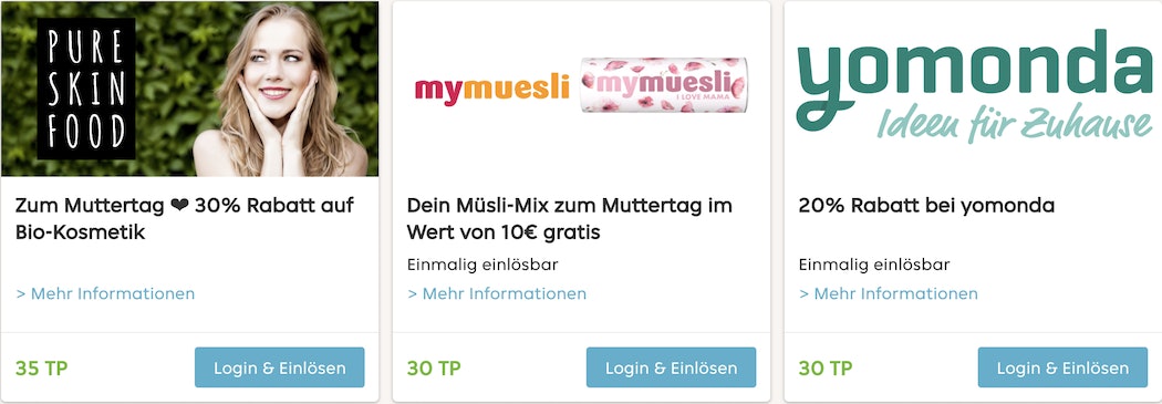 Lieferando Gutschein im Prämienshop