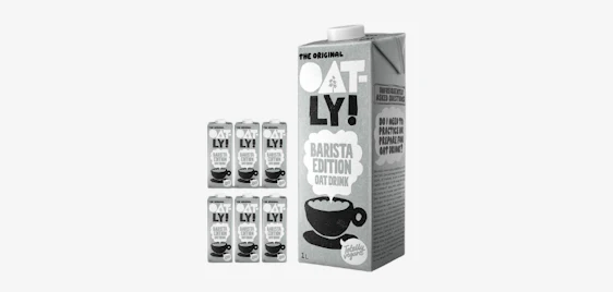 Milchschaum-Perfektion! ☕ 6x 1L Oatly Barista Haferdrink für 11€ 🥛