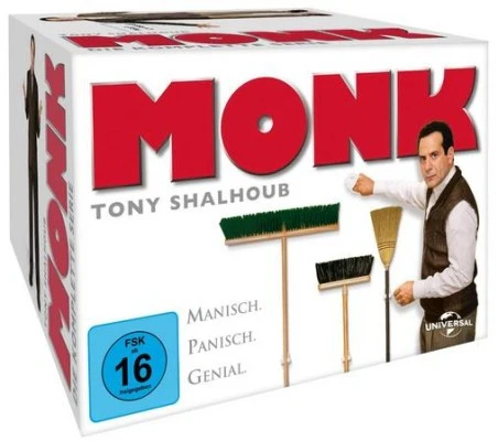 Monk - Staffel 1-8 (Komplette Serie) auf 32 DVDs für 38,99 EUR