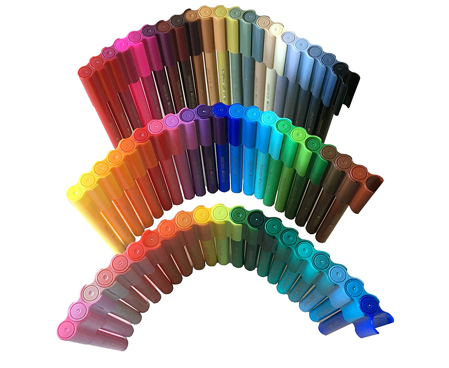 Faber-Castell 155560 Filzstift Connector in Koffer, 60-teilig für 12 EUR