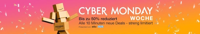 Cyber Monday Woche bei Amazon Uebersicht