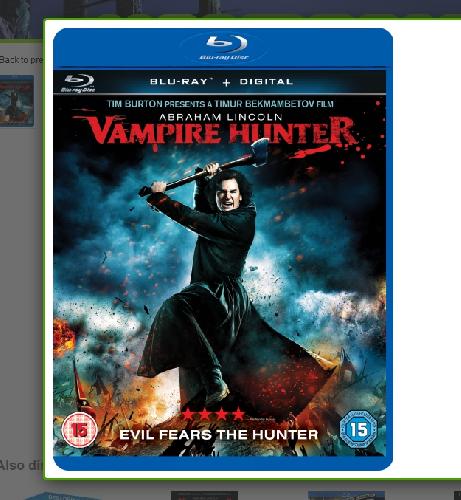 Zavvi.com: Abraham Lincoln: Vampire Hunter [Blu-Ray] inkl. dt. Ton für 11,50€