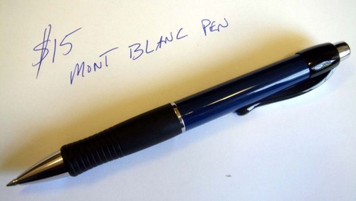 Montblanc Kugelschreiber (original Mine  + Stifthülle) für nur 14,65 EUR inkl. Versand