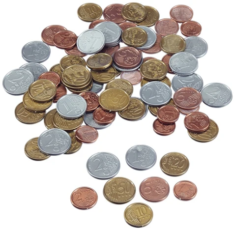Noris Spiele 606521012 - Euro Spielgeld Münzen für 2,99 EUR