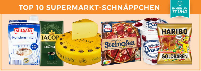 Top 10 Supermarkt-Schnäppchen der KW 27 🛒 - z. B. Milsan Kondensmilch für 0,55€
