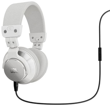 JBL Bassline DJ On-Ear-Kopfhörer für 46€ mit 1-Knopf-Fernbedienung und Mikrofon in weiß *UPDATE2*