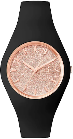 Ice Watch Ice Glitter M schwarz/roségold (ICE.GT.BRG.U.S.15) mit 17% Nachlass