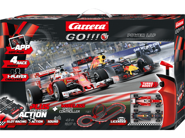 Autorennbahn Carrera GO!!! Plus Power Lap für 64,99 EUR inkl. Versand