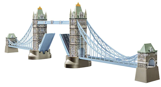 Ravensburger 12559 Tower Bridge London 3D-PuzzleBauwerke, 216 Teile