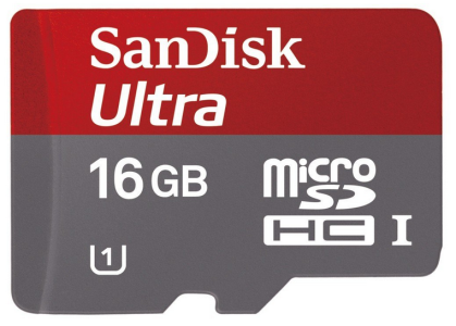SanDisk Ultra microSDHC 16GB Class 10 UHS-1 Speicherkarte für 8€ - inkl. Adapter und kostenloser Memory Zone App für Android