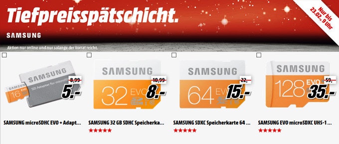 Media-Markt-Tiefpreisspätschicht---günstige-Samsung-Speicherkarten-und-SSDs