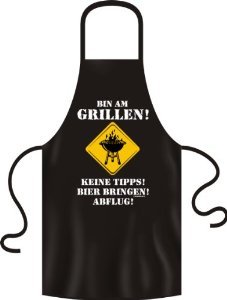 Lustige Grillschürze für die nächste Grill-Party!