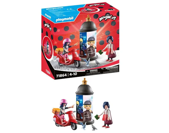 🏷️ PLAYMOBIL Miraculous 71864 - Marinette in Paris für 9,99 Euro 🐞🛵