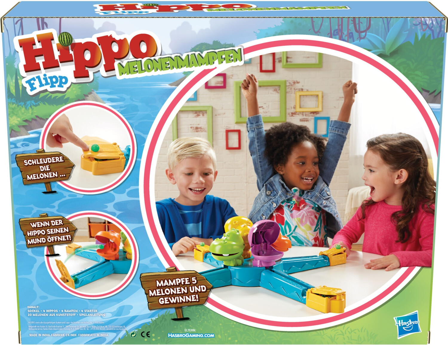 Hasbro Hippo Flipp Melonenmampfen für 11€ - Spiel für Kinder ab 4 Jahren