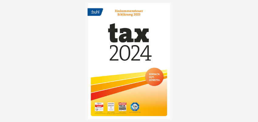  Buhl tax 2024 Download für 13€ - Aktivierungscode per Email für Steuerjahr 2023