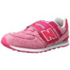 New Balance Unisex-Kinder Sneaker, Violett (Purple/White), 40 EU (6.5 UK)