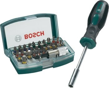 Bosch Bit-Set (32-tlg.) mit Bithalter-Schraubendreher für 10€ *UPDATE*