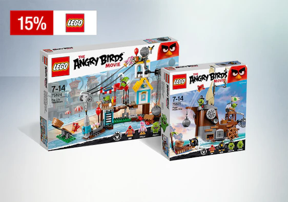 15% Rabatt auf Lego Angry Birds Artikel bei Galeria Kaufhof