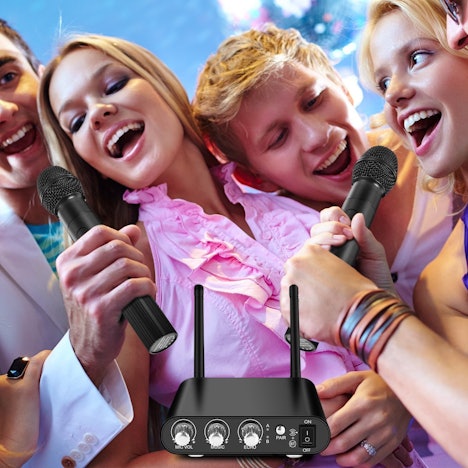 Mikrofon Set UHF Bluetooth Funkmikrofon statt 59,99€ fuer nur 19,99€
