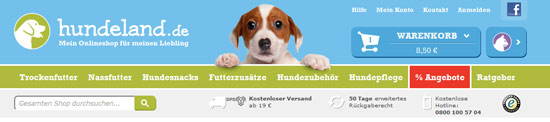 Kracher - 10€ Gutschein ohne MBW für Hundeland/Katzenland