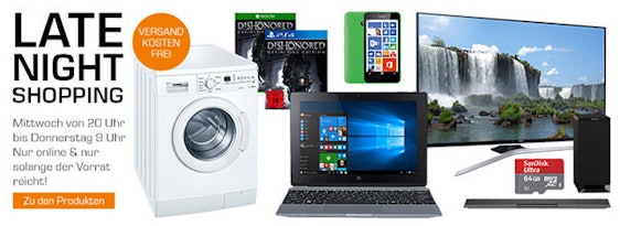 Saturn Late Night Shopping in der Übersicht - z.B. Dishonored (Definitive Edition) - für PlayStation 4 oder für Xbox One für jeweils 15€