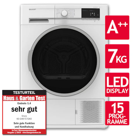 Sharp Wäschetrockner Trockner A++