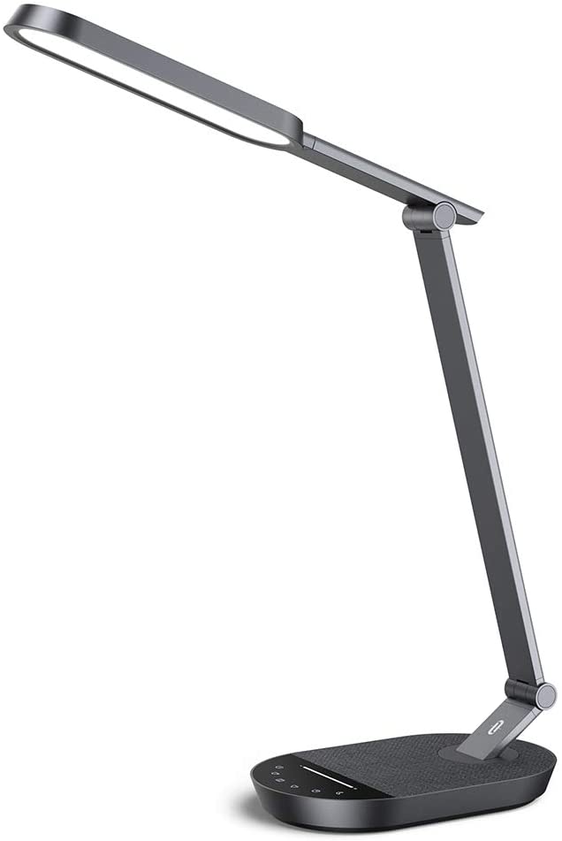 LED-Schreibtischlampe von TaoTronics, Modell TT-DL056 (Metall mit Stoffüberzug)