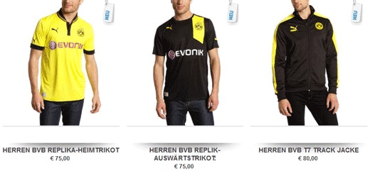 30% auf nicht reduzierte Ware bei PUMA - z.B. Dortmund Trikot für 52,50€