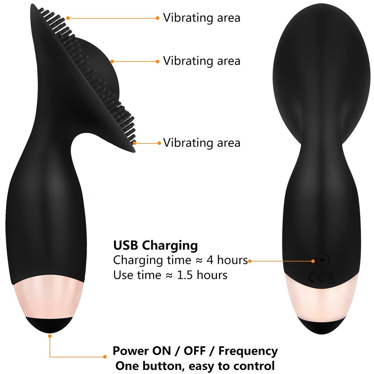 Enlove Medizinisches Silikon Mini Vibrator für 9,99€
