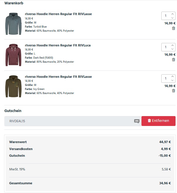 Riverso Gutschein bei jeans-direct