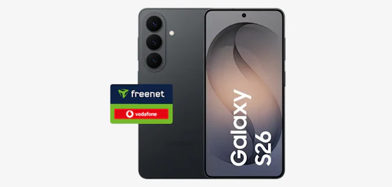 50€ Wechselbonus 🚀 Samsung Galaxy S26 & 40GB Vodafone Allnet-Flat nur 24,99€ mtl.📱