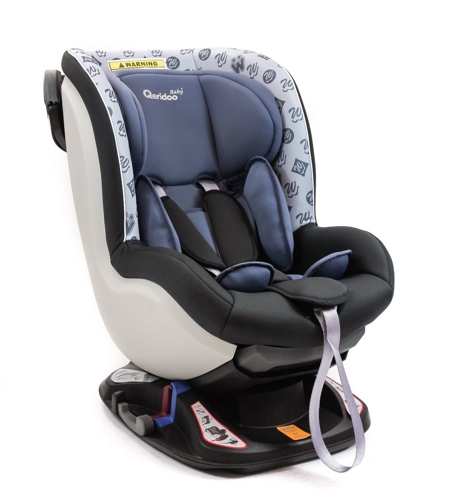 Qe­ri­doo Kin­der­au­to­sitz Crad­le­Me Gruppe 0+1 (0-18KG) Re­boar­der in grau für 139,10€