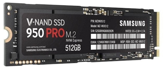 950 Pro NVMe SSD für 279€ - schnelle M.2-SSD mit 512 GB für PCIe mit NVMe-Unterstützung